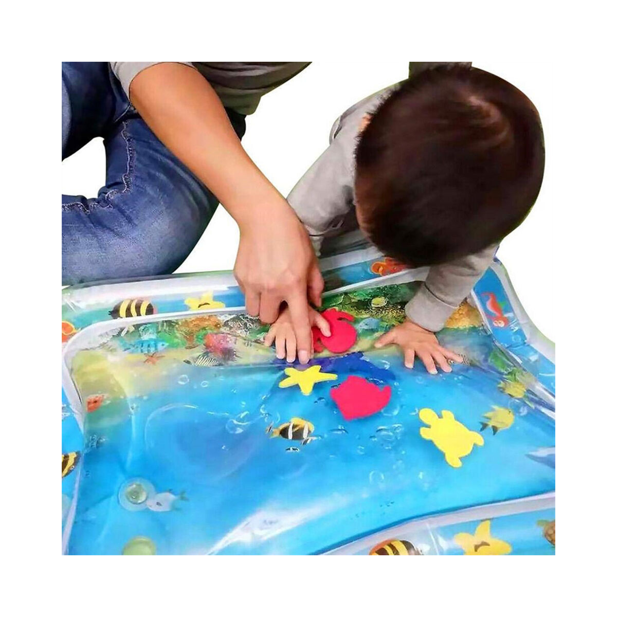 ALFOMBRA SENSORIAL DE JUEGO INFLABLE
