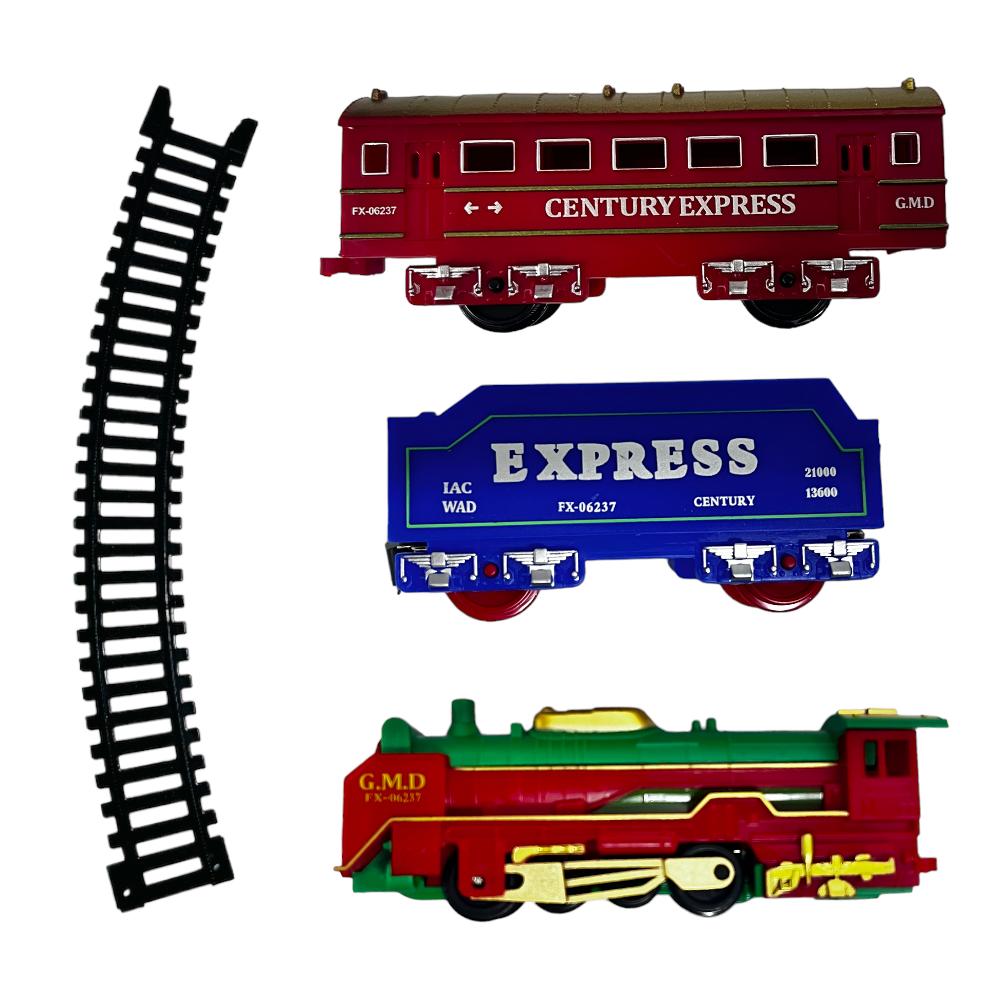 TREN ELECTRICO NAVIDEÑO LUCES 13 PCS