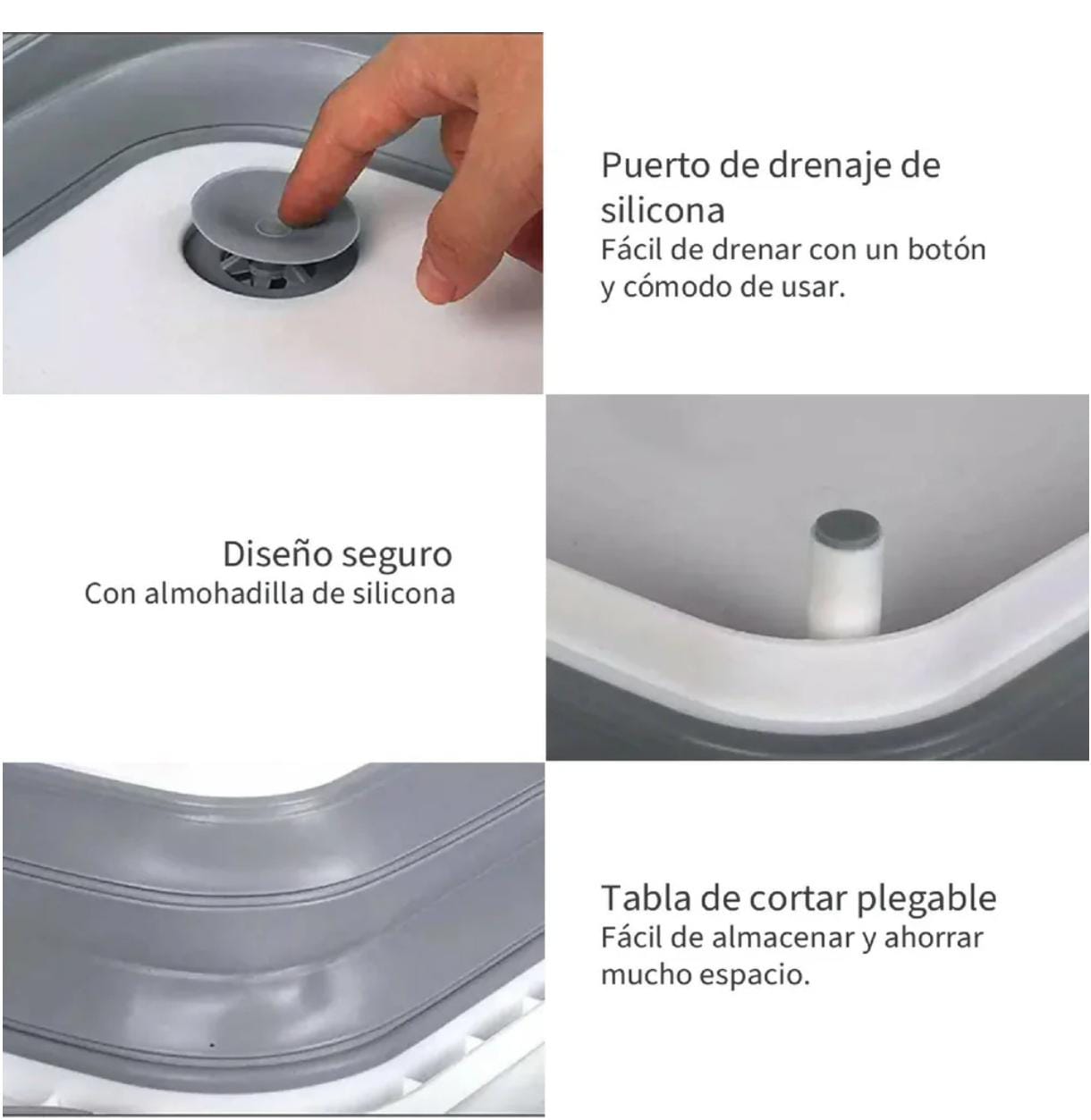 TABLA, COLADOR Y CONTENEDOR 3 EN 1