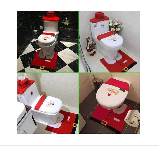 Set de Baño Decoración De Navidad