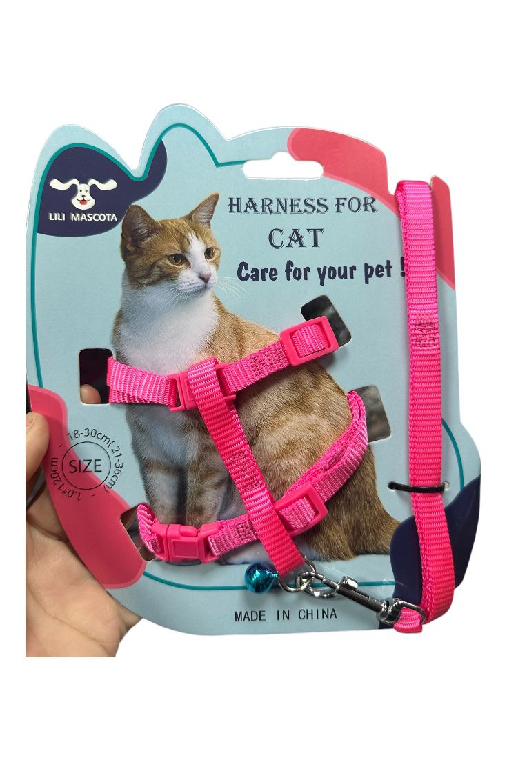 Pechera Arnes Ajustable Para Gato