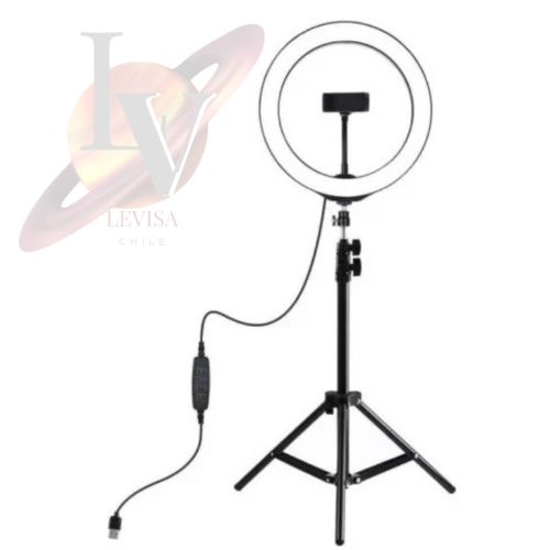 Aro de Luz LED 26 cm Trípode 2.1 M